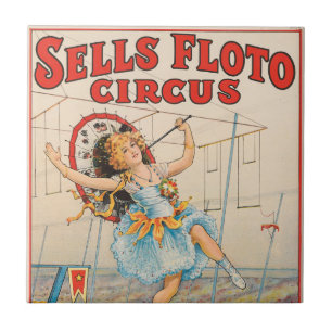 Poster de Circo De Caminhante De Corda Apertada Co