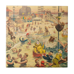 Poster de Circo De Pessoas Em Figurinos