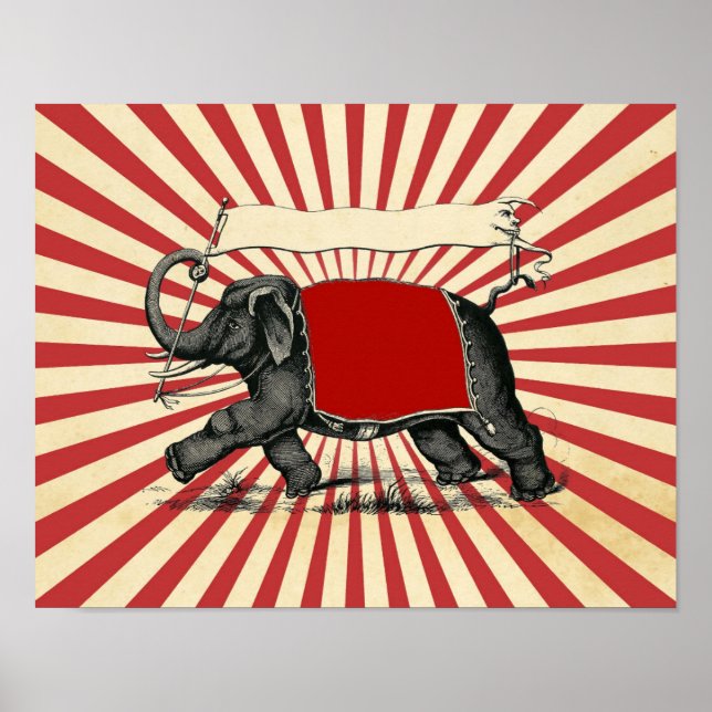 Poster de circo personalizável (Frente)