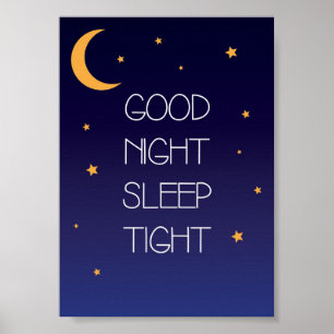 Poster de Citação Boa Noite Dormir Bem