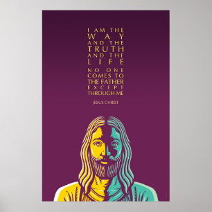 Poster de Citação do Cristo Jesus: Eu Sou O Cami