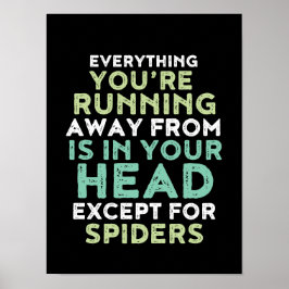 Poster de citação inspiracional e motivacional eng