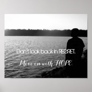 Poster de citação inspiradora