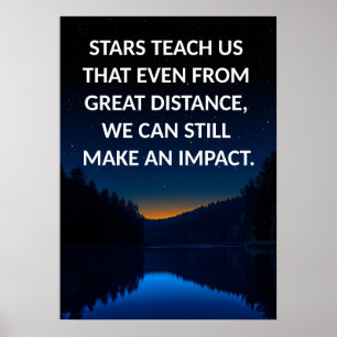 Poster de citação inspiradora
