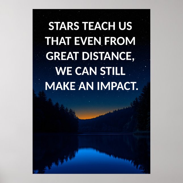 Poster de citação inspiradora (Frente)