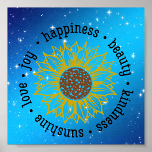 Poster de citação inspiradora