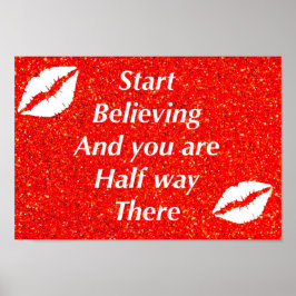 poster de citação inspiradora bonito