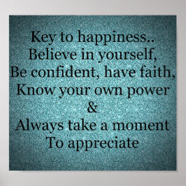 poster de citação inspiradora bonito