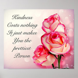 poster de citação inspiradora bonito