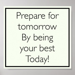 poster de citação inspiradora bonito