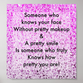 poster de citação inspiradora bonito