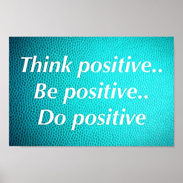 poster de citação inspiradora bonito (Frente)