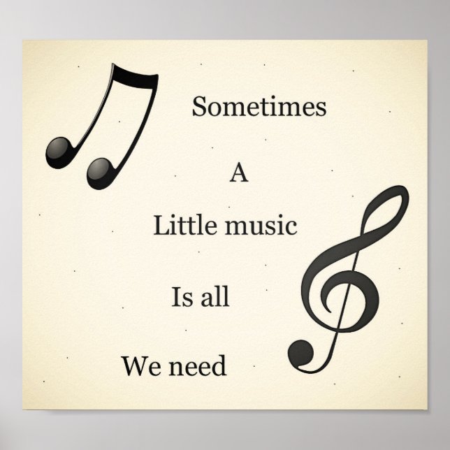 poster de citação inspiradora bonito (Frente)