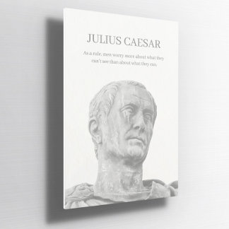 Poster de citação inspiradora de Julius caesar