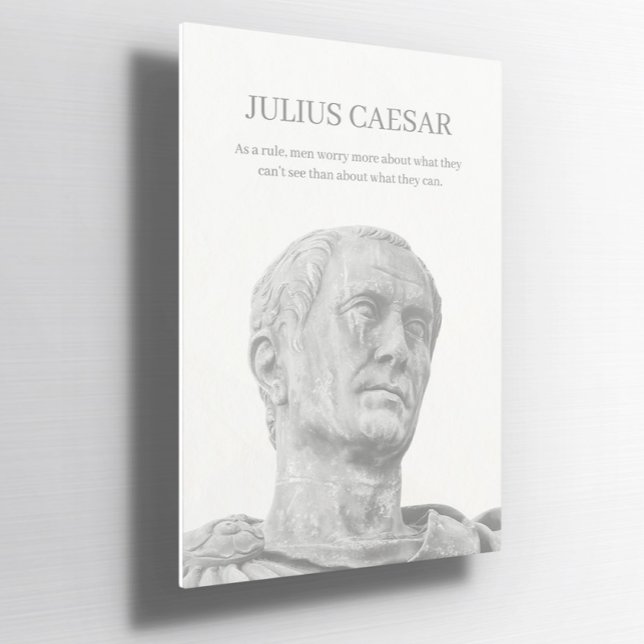 Poster de citação inspiradora de Julius caesar (Criador carregado)