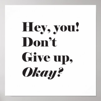 Poster de citação inspiradora e encorajadora