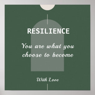 Poster de citação motivacional