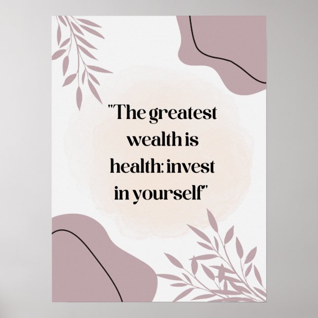 Poster de citação para hospital, centro médico (Frente)