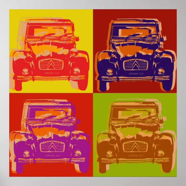 Poster de Citroen 2cv (Frente)