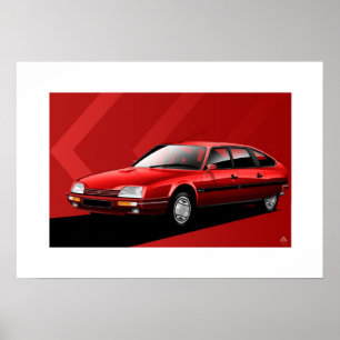 Poster de Citroen CX MK2 GTI Turbo 2