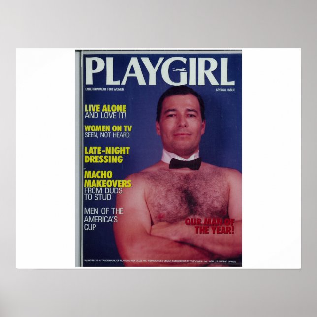 Poster de cobrir para playgirl (Frente)