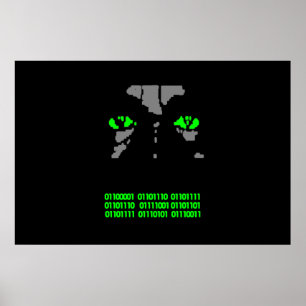 Poster de Código Binário