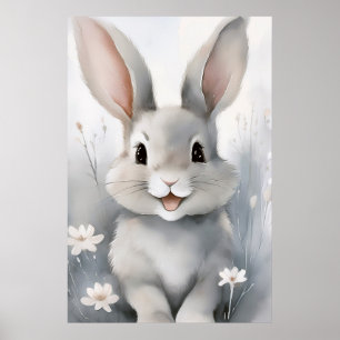 Poster de coelho bonito