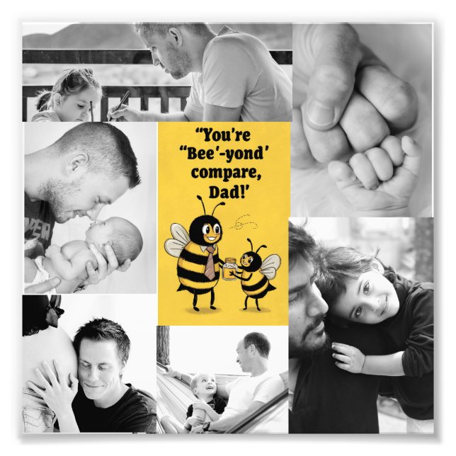 Poster de Colagem de Fotografias Elegante e engraç (Frente)