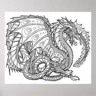 Poster de Coloração 20 X 24 Excesso 19