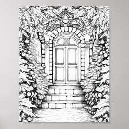 Poster de Coloração da Hora de Natal