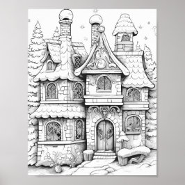 Poster de Coloração da Hora de Natal