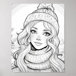 Poster de Coloração da Hora de Natal