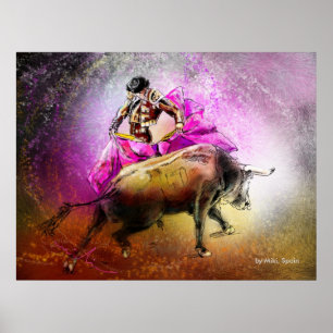 Poster de combate a bala "Toroscape 31"