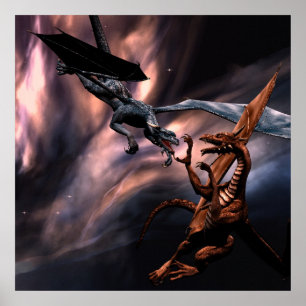 Poster de combate dos dragões