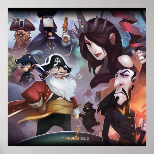 Poster de Combinação Wizard101 Pirate101 (Frente)
