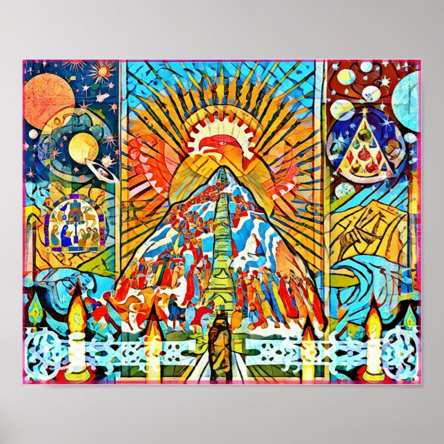 Poster de Comemoração do Inverno da Arte Popular d (Frente)