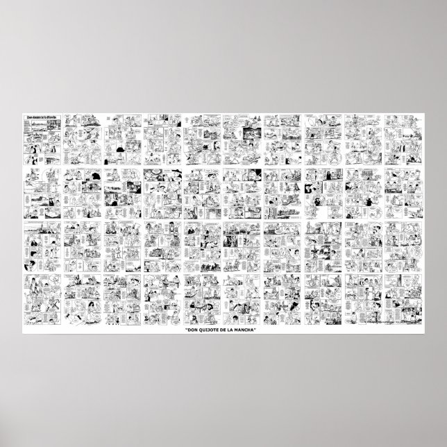 POSTER DE COMIC - DON QUIJOTE DE LA MANCHA (Frente)
