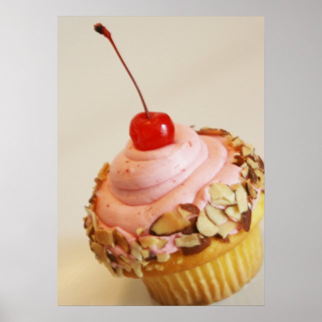 Poster de Comida de Cherry Inclinação (Frente)