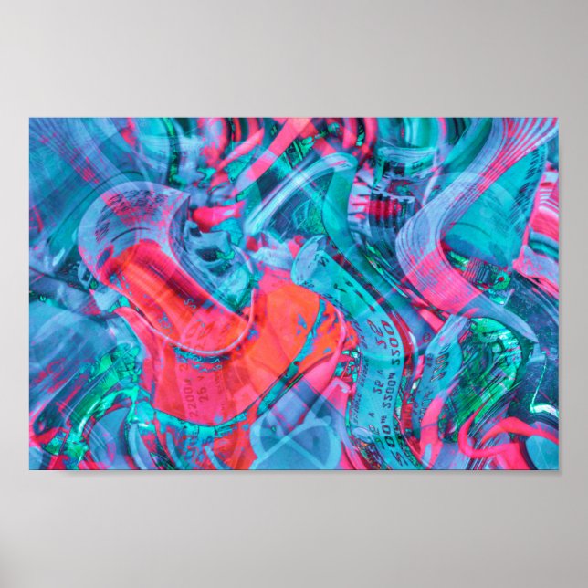 Poster de Componentes do Circuito Eletrônico Estil (Frente)