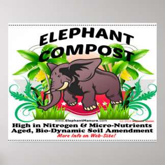 Poster de composto elefante