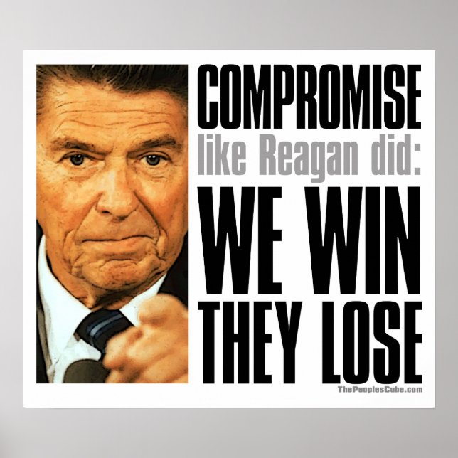 Poster de Compromisso de Reagan (Frente)