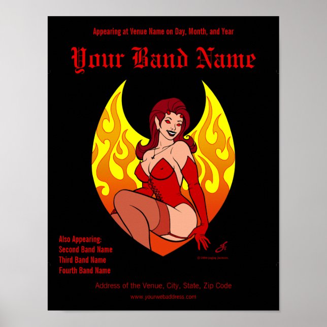 Poster de Concertação Personalizável (Frente)