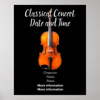 Poster de concerto para personalizar
