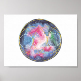 Poster de conexão divina / modelo de criptografia