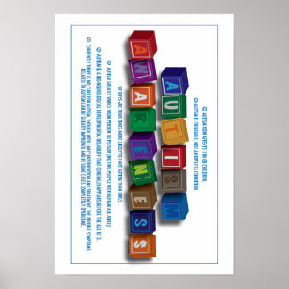 Poster de Consciência Autismo