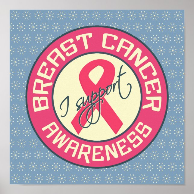 Poster de Consciência do Cancer da Mama (Frente)