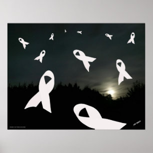 Poster de Consciência do Cancer pulmonar