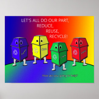 Poster de Consciência do Dia da Terra