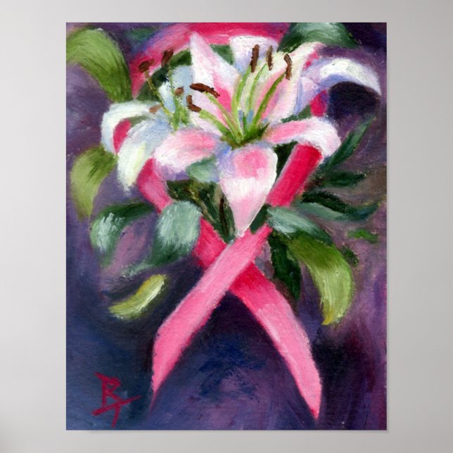 Poster de conscientização do Cancer da mama (Frente)