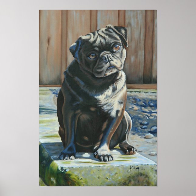 Poster de Contemplação à Tarde (Frente)